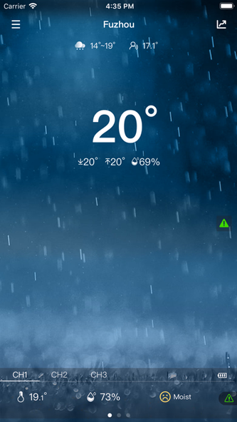 WeatherSense Screenshot 1 - AppWisp.com WeatherSense Screenshot 1 - AppWisp.com