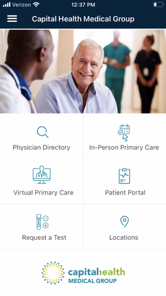 Capital Health Medical Group Screenshot 1 - AppWisp.com Capital Health Medical Group Screenshot 1 - AppWisp.com