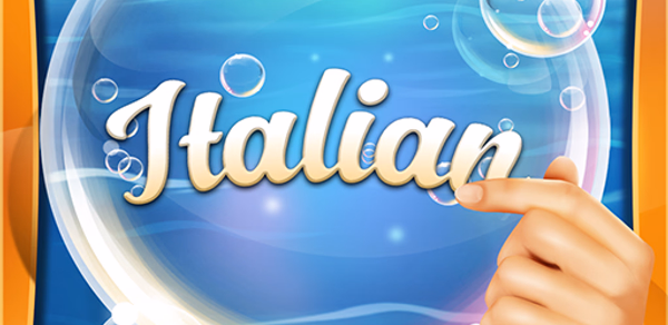 Italian Vocabulary Bubble Bath Header - AppWisp.com