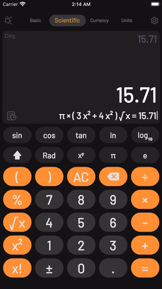 Super Calculator-Calculator HD Screenshot 2 - AppWisp.com