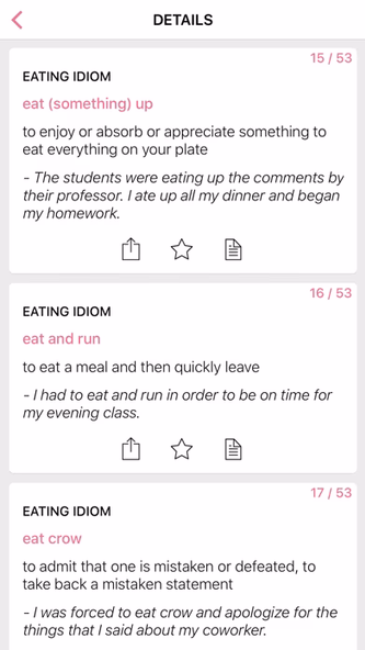 Food Animal idioms in English Screenshot 1 - AppWisp.com Food Animal idioms in English Screenshot 1 - AppWisp.com