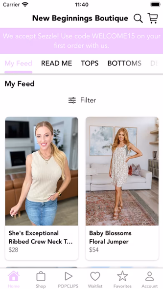 New Beginnings Boutique Screenshot 2 - AppWisp.com