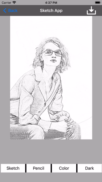 Pencil Photo Sketch Art Editor Screenshot 3 - AppWisp.com