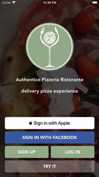 Authentico Pizzeria Ristorante Screenshot 1 - AppWisp.com Authentico Pizzeria Ristorante Screenshot 1 - AppWisp.com