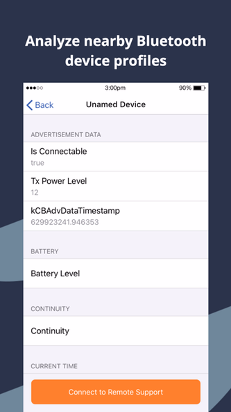 Reach Bluetooth Analyzer Screenshot 3 - AppWisp.com Reach Bluetooth Analyzer Screenshot 3 - AppWisp.com