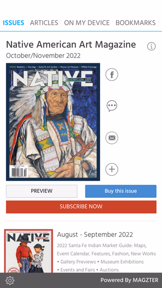 Native American Art Magazine Screenshot 1 - AppWisp.com Native American Art Magazine Screenshot 1 - AppWisp.com