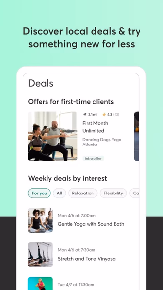 Mindbody: Fitness & Wellness Screenshot 3 - AppWisp.com Mindbody: Fitness & Wellness Screenshot 3 - AppWisp.com