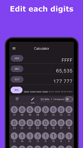 Dev Calc -Developer Calculator Screenshot 3 - AppWisp.com Dev Calc -Developer Calculator Screenshot 3 - AppWisp.com