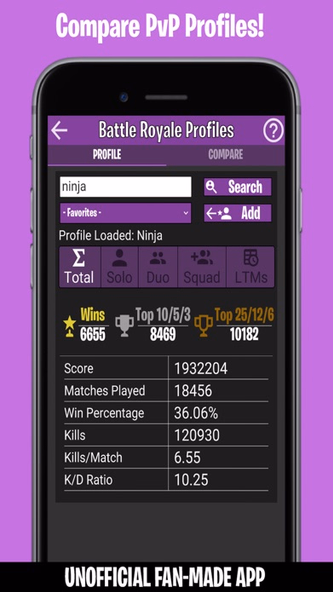 Companion for Fortnite Screenshot 3 - AppWisp.com Companion for Fortnite Screenshot 3 - AppWisp.com
