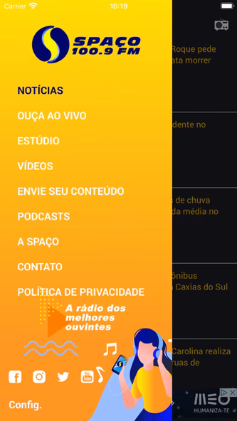 Rádio Spaço FM Screenshot 4 - AppWisp.com Rádio Spaço FM Screenshot 4 - AppWisp.com