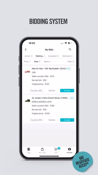 KLEKT – Sneakers & Streetwear Screenshot 4 - AppWisp.com KLEKT – Sneakers & Streetwear Screenshot 4 - AppWisp.com