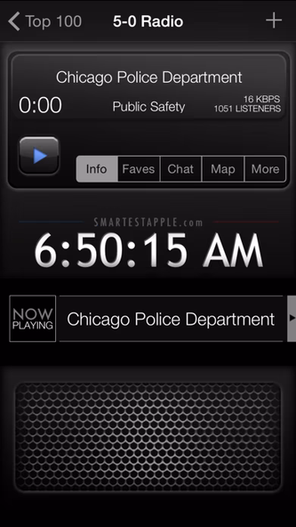 5-0 Radio Pro Police Scanner Screenshot 2 - AppWisp.com 5-0 Radio Pro Police Scanner Screenshot 2 - AppWisp.com