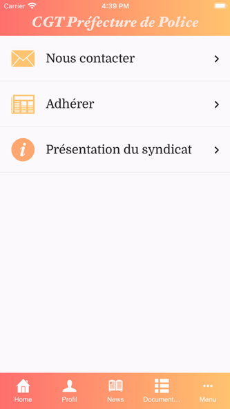 CGT Préfecture de Police Screenshot 3 - AppWisp.com CGT Préfecture de Police Screenshot 3 - AppWisp.com
