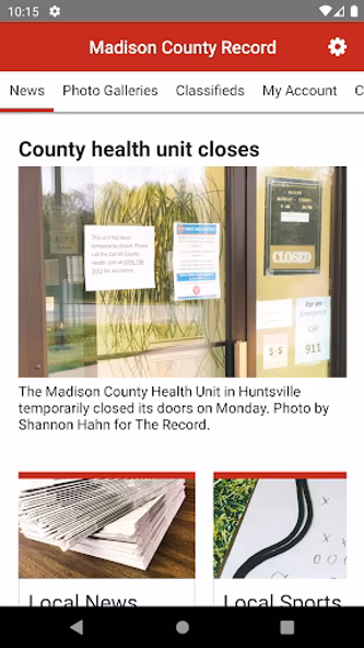 Madison County Record Screenshot 1 - AppWisp.com Madison County Record Screenshot 1 - AppWisp.com