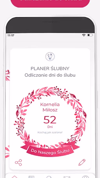 Planer ślubny - odliczanie dni Screenshot 1 - AppWisp.com Planer ślubny - odliczanie dni Screenshot 1 - AppWisp.com