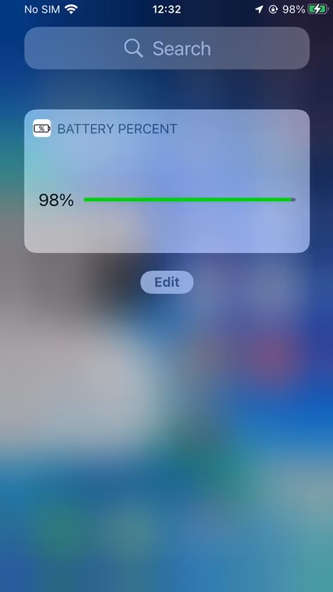 Battery Percent Screenshot 2 - AppWisp.com Battery Percent Screenshot 2 - AppWisp.com