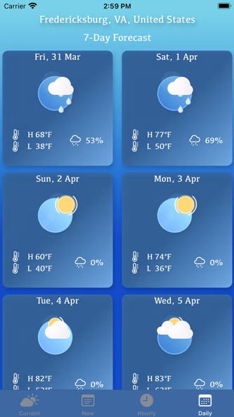 Weather: it is nice outside + Screenshot 4 - AppWisp.com Weather: it is nice outside + Screenshot 4 - AppWisp.com