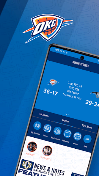Oklahoma City Thunder Screenshot 1 - AppWisp.com Oklahoma City Thunder Screenshot 1 - AppWisp.com