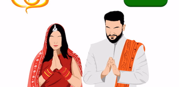 Digital Hindu wedding invite Header - AppWisp.com