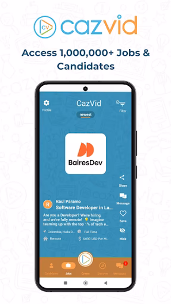 CazVid - Job & Resume Videos Screenshot 2 - AppWisp.com CazVid - Job & Resume Videos Screenshot 2 - AppWisp.com