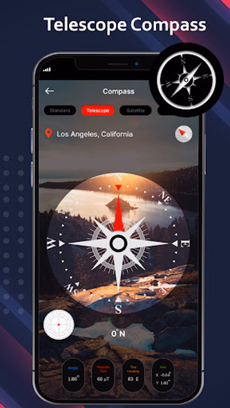 Digital Compass for Android Screenshot 3 - AppWisp.com Digital Compass for Android Screenshot 3 - AppWisp.com