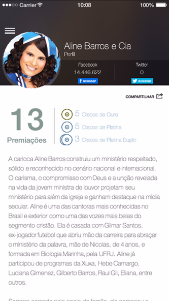 Aline Barros e Cia - Oficial Screenshot 3 - AppWisp.com Aline Barros e Cia - Oficial Screenshot 3 - AppWisp.com