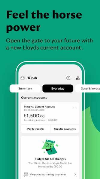 Lloyds Mobile Banking Screenshot 1 - AppWisp.com Lloyds Mobile Banking Screenshot 1 - AppWisp.com