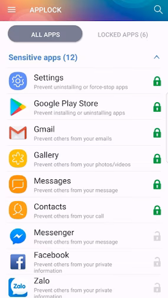 Applock Screenshot 2 - AppWisp.com Applock Screenshot 2 - AppWisp.com