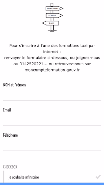Ecole de Taxi Screenshot 3 - AppWisp.com Ecole de Taxi Screenshot 3 - AppWisp.com