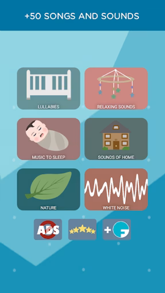 Baby sleep sounds - lullaby Screenshot 1 - AppWisp.com Baby sleep sounds - lullaby Screenshot 1 - AppWisp.com
