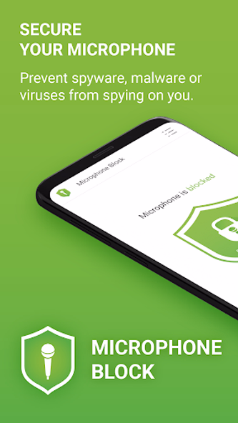Microphone Block: Mic Anti Spy Screenshot 1 - AppWisp.com Microphone Block: Mic Anti Spy Screenshot 1 - AppWisp.com