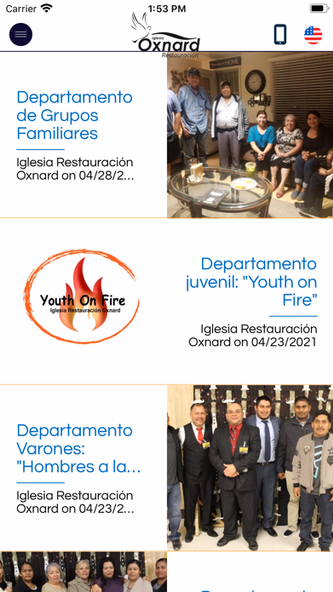 Iglesia Restauracion Oxnard Screenshot 4 - AppWisp.com Iglesia Restauracion Oxnard Screenshot 4 - AppWisp.com