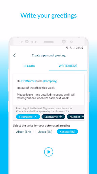 Voxist: read your voicemail Screenshot 4 - AppWisp.com Voxist: read your voicemail Screenshot 4 - AppWisp.com