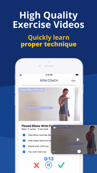 ROM Coach (Mobility Workouts) Screenshot 4 - AppWisp.com ROM Coach (Mobility Workouts) Screenshot 4 - AppWisp.com