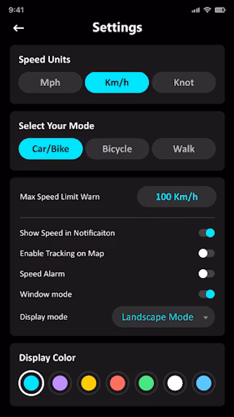 GPS Speedometer - Odometer App Screenshot 4 - AppWisp.com GPS Speedometer - Odometer App Screenshot 4 - AppWisp.com