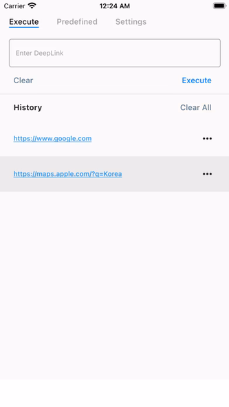DeepLink Executor Screenshot 1 - AppWisp.com DeepLink Executor Screenshot 1 - AppWisp.com