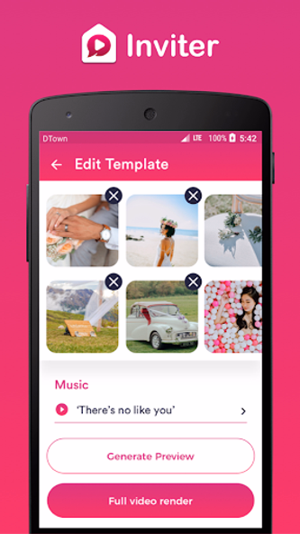 Video Invitations by Inviter Screenshot 2 - AppWisp.com Video Invitations by Inviter Screenshot 2 - AppWisp.com