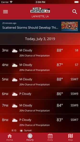 KATC Weather Screenshot 2 - AppWisp.com KATC Weather Screenshot 2 - AppWisp.com