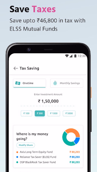 Mutual Fund App, Invest in SIP Screenshot 4 - AppWisp.com Mutual Fund App, Invest in SIP Screenshot 4 - AppWisp.com