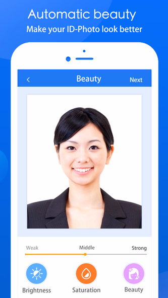 ID Photo-Passport Photo maker Screenshot 1 - AppWisp.com ID Photo-Passport Photo maker Screenshot 1 - AppWisp.com