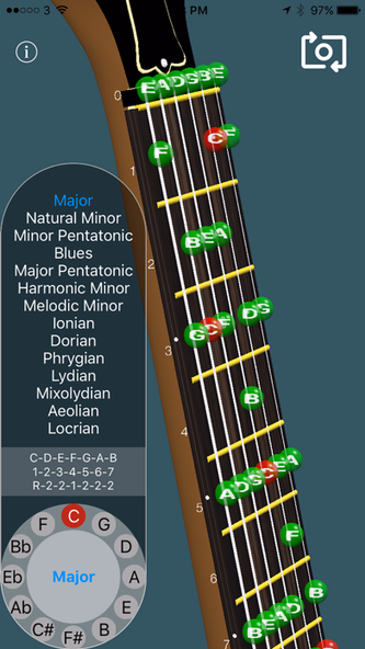 Guitar Scales 3D Screenshot 4 - AppWisp.com Guitar Scales 3D Screenshot 4 - AppWisp.com