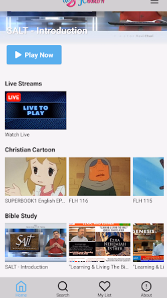 JCWORLDTV Network Screenshot 2 - AppWisp.com JCWORLDTV Network Screenshot 2 - AppWisp.com
