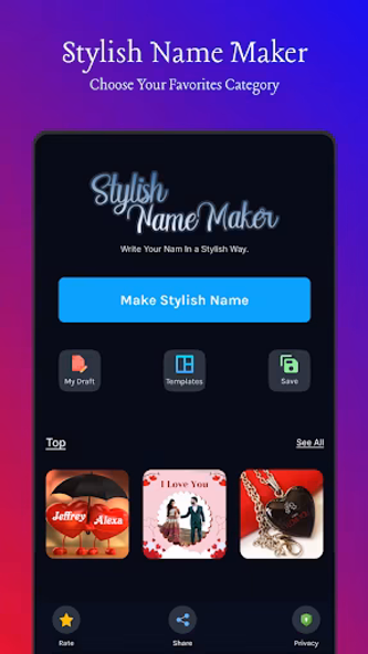 Stylish Name Art Design Styles Screenshot 1 - AppWisp.com Stylish Name Art Design Styles Screenshot 1 - AppWisp.com