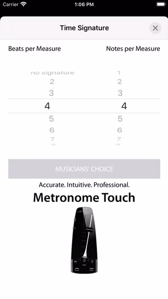 Metronome - reloaded Screenshot 3 - AppWisp.com Metronome - reloaded Screenshot 3 - AppWisp.com