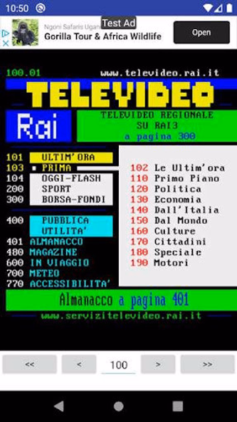 Televideo Mobile Screenshot 1 - AppWisp.com Televideo Mobile Screenshot 1 - AppWisp.com