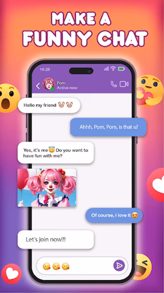Clown Call & Fun Chat Screenshot 4 - AppWisp.com