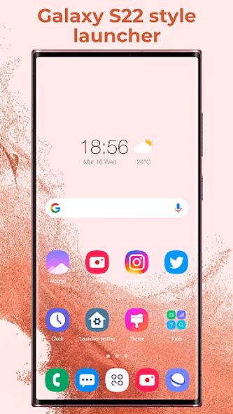 Super S22 Launcher, Galaxy S22 Screenshot 1 - AppWisp.com Super S22 Launcher, Galaxy S22 Screenshot 1 - AppWisp.com