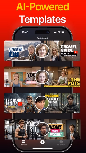 Thumbnail Maker - YT Templates Screenshot 2 - AppWisp.com Thumbnail Maker - YT Templates Screenshot 2 - AppWisp.com