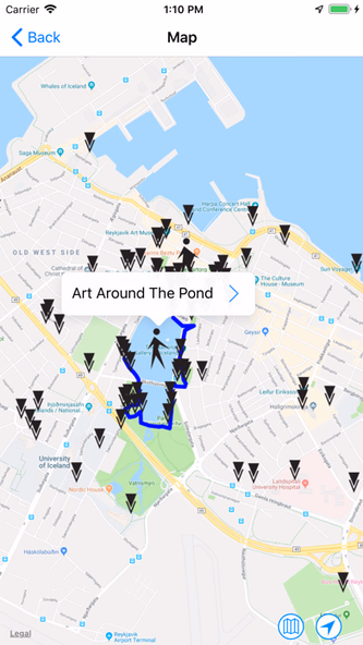 Reykjavík Art Walk Screenshot 2 - AppWisp.com Reykjavík Art Walk Screenshot 2 - AppWisp.com
