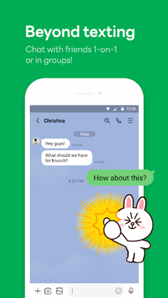 LINE: Calls & Messages Screenshot 1 - AppWisp.com LINE: Calls & Messages Screenshot 1 - AppWisp.com